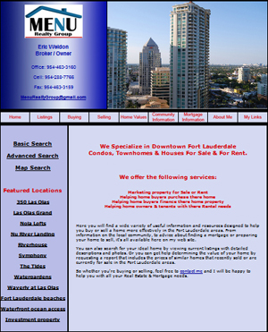 Menu Realty